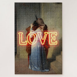 Puzzle El Bacio Remix – Neon “LOVE” Wall Art & Merch