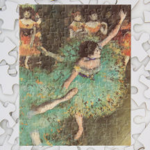 El bailarín verde de Edgar Degas, ballet vintage