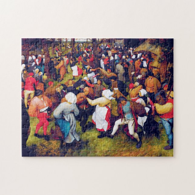 Puzzle El baile Boda, Pieter Bruegel (Horizontal)