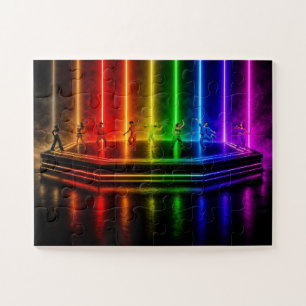 Puzzle El baile de SlipperyJoe celebrando el Orgullo 