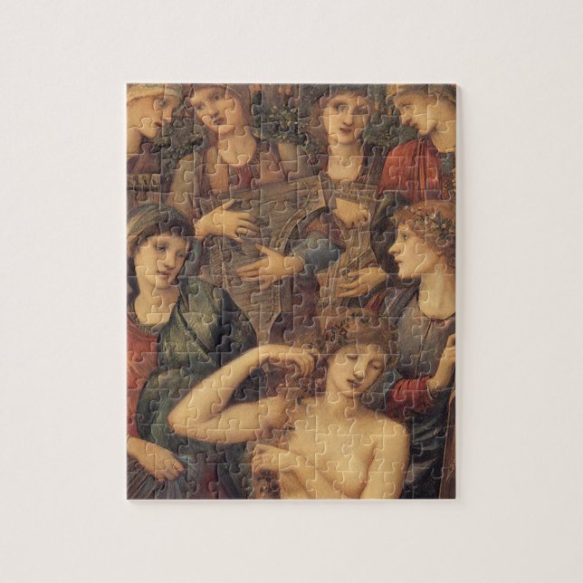 Puzzle El baño de Venus de Sir Edward Coley Burne-Jones (Vertical)