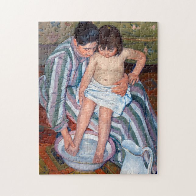 Puzzle El baño del niño, Mary Cassatt (Vertical)