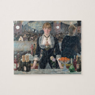 Puzzle El bar A del Edouard Manet en el Folies-Bergère