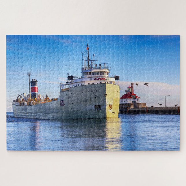 Puzzle El barco Alpena Duluth Minnesota (Horizontal)