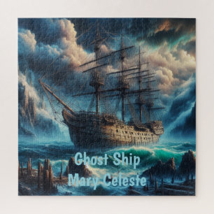 Puzzle El barco fantasma Mary Celeste atormentando el mis