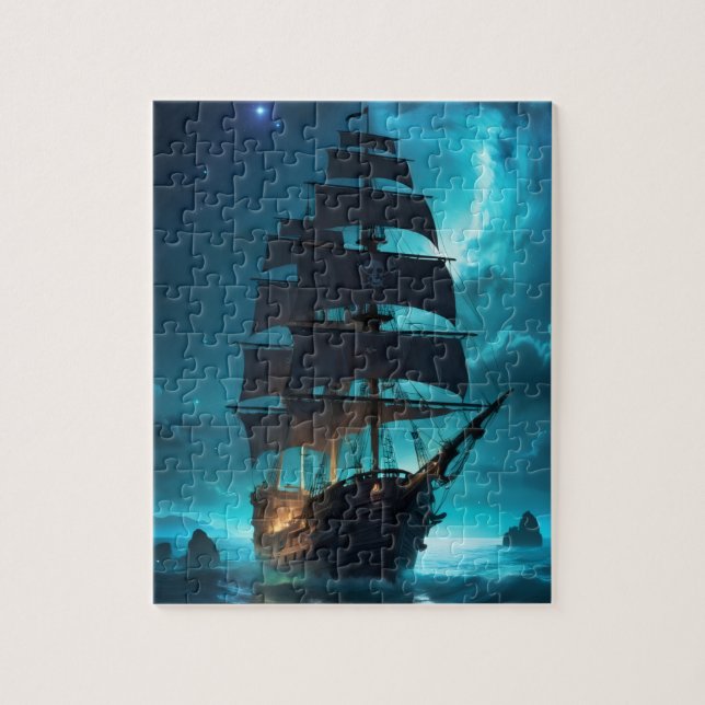 Puzzle El barco pirata (Vertical)