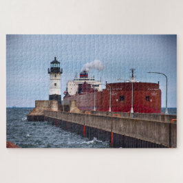 Puzzle El barco y faro Paul R. Tregurtha