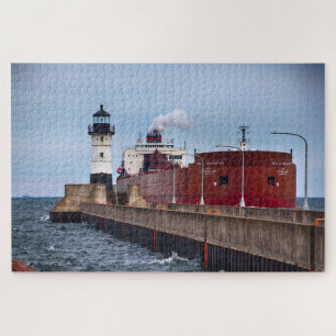 Puzzle El barco y faro Paul R. Tregurtha