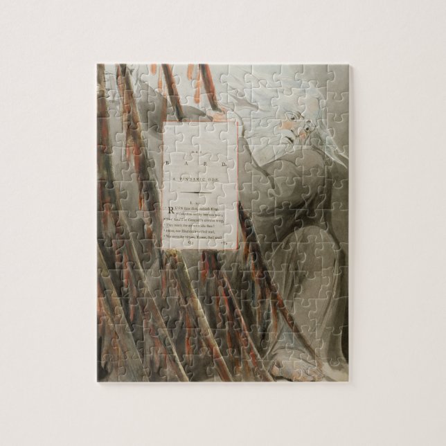 Puzzle El bardo: Una oda pindárica, 'de los poemas de (Vertical)