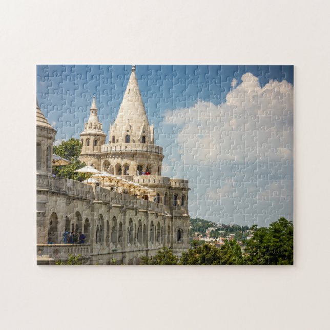 Puzzle El bastión del pescador en Budapest, Hungría (Horizontal)