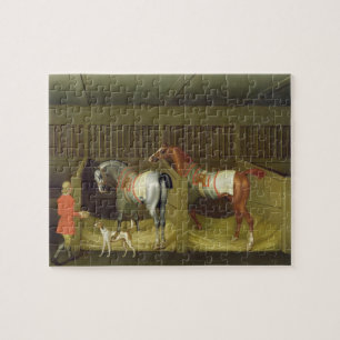 Puzzle El belongin corriente famoso de los establos y de