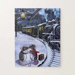 Puzzle El beso de despedida Pintura de Alfred Fox