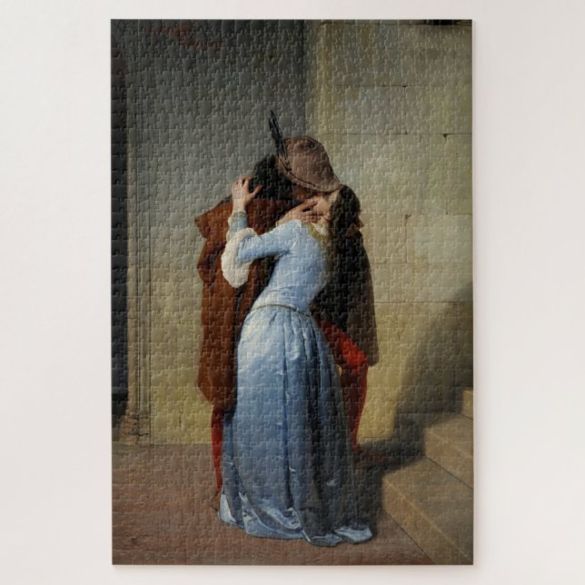 Puzzle El beso (de Francesco Hayez) (Vertical)