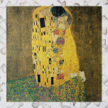 Puzzle El beso de Gustav Klimt, vintage Art Nouveau<br><div class="desc">El Beso (Der Kuss) (1907/08) de Gustav Klimt es probablemente su obra más famosa. Klimt comenzó a trabajar en ello en 1907 y es el punto culminante de su llamado "Periodo Dorado". El Kiss es un simbolismo de la época victoriana vintage del amor al arte y la pintura romántica que...</div>