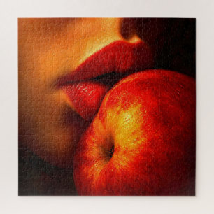 Puzzle El Beso de Nectarina – Un Retrato Íntimo