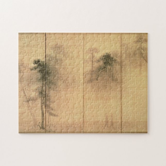 Puzzle El bosque de pinos (Horizontal)