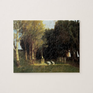 Puzzle El Bosque Sagrado por Arnold Bocklin, Arte Antiguo