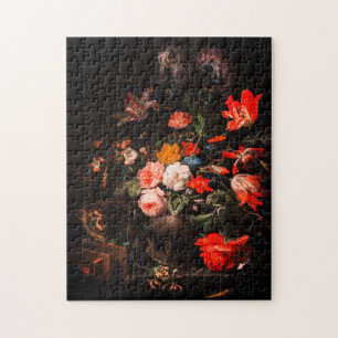 Puzzle El Bouquet girado de Abraham Mignon