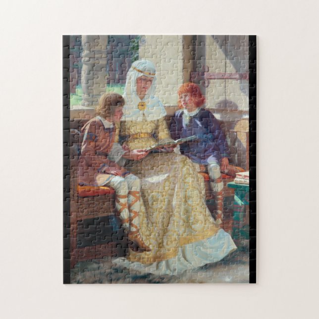Puzzle El Boyhood of Alfred the Great, c. 1913 (Vertical)