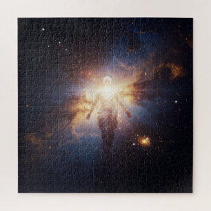 Puzzle El brillo espiritual transparente en el espacio ul