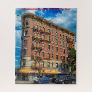 Puzzle El Bronx Nueva York. Felicitaciones de Navidad Rom