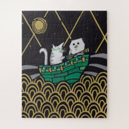 Puzzle El búho y el pussicat