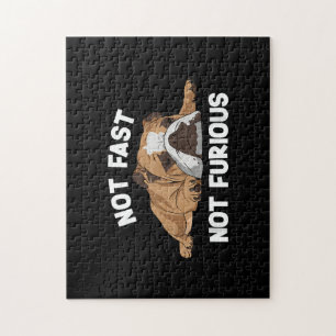 Puzzle El Bulldog inglés durmiendo no es rápido, no es cu