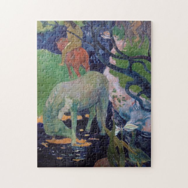 Puzzle El caballo blanco, Gauguin (Vertical)