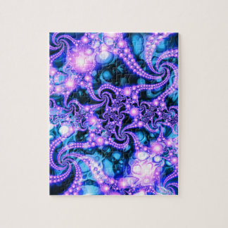 Puzzle El caer dentro (fresco) - fractal psicodélico