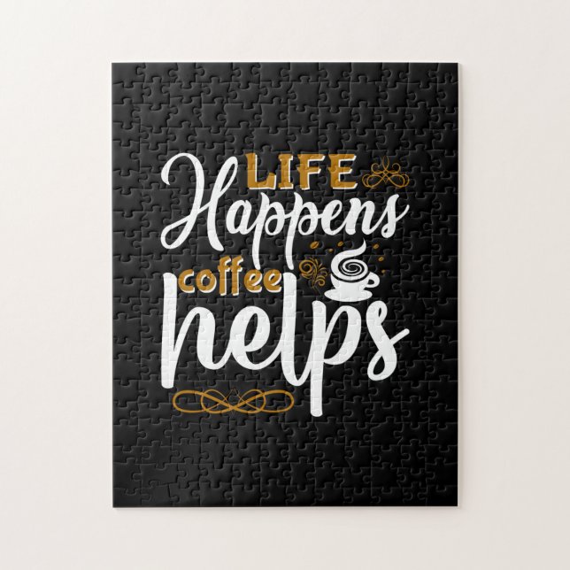 Puzzle El café ayuda a la vida (Vertical)