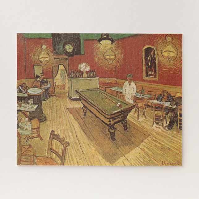 Puzzle El café nocturno ~ Vincent van Gogh (Horizontal)
