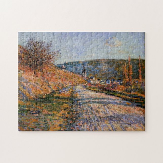 Puzzle El camino a Vetheuil Monet Bella Artes (Horizontal)