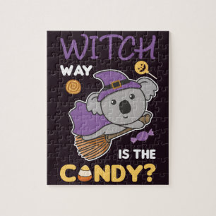 Puzzle El Camino De Bruja De Koala Hexe Es El Halloween C