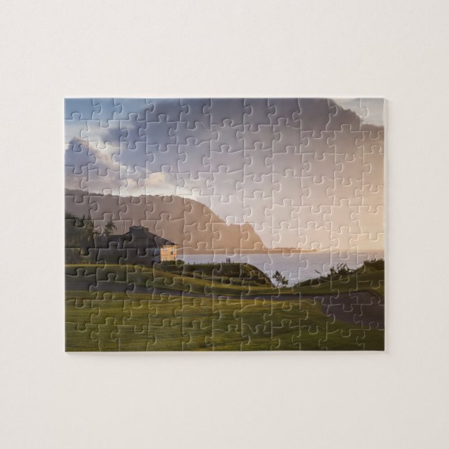 Puzzle El campo de golf Makai en Princeville (Horizontal)