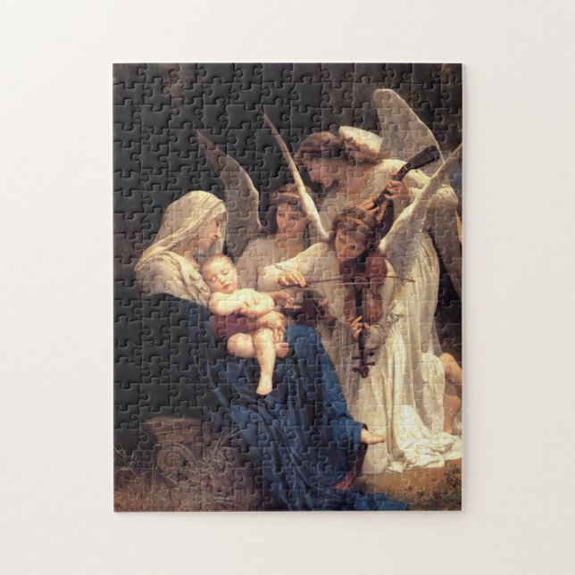 Puzzle El canto de los ángeles, Bouguereau (Vertical)