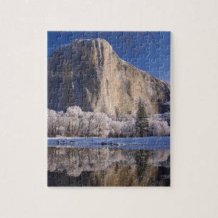 Puzzle El Capitán se refleja en el río Merced en 2