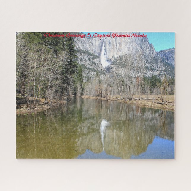Puzzle El Capitán Yosemite Nevada. Felicitaciones de Navi (Horizontal)