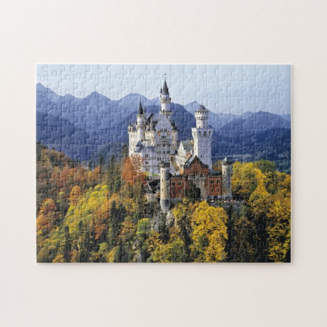 Puzzle El caprichoso Neuschwanstein es uno de tres (Horizontal)