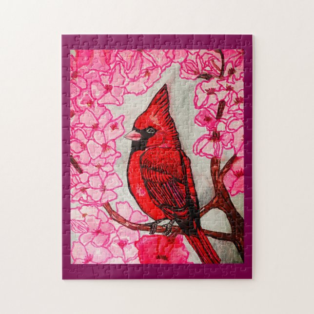 PUZZLE EL CARDINAL ROJO (Vertical)