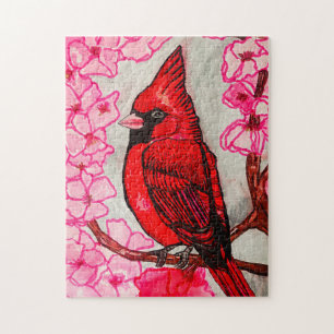 PUZZLE EL CARDINAL ROJO