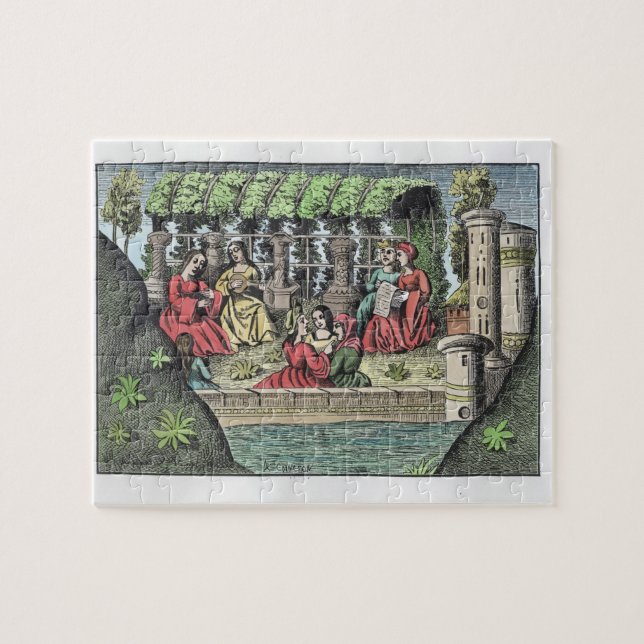 Puzzle El castillo de Alamond y de sus encantamientos, de (Horizontal)