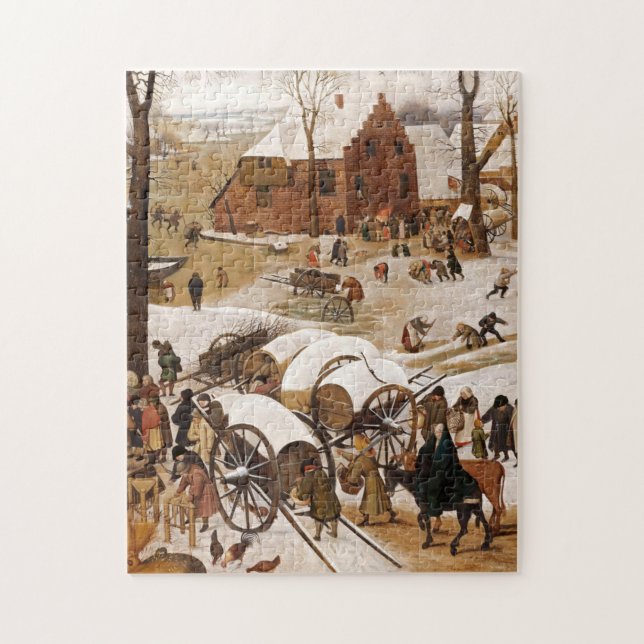 Puzzle El Censo De Bethlehem Pieter Bruegel (Vertical)