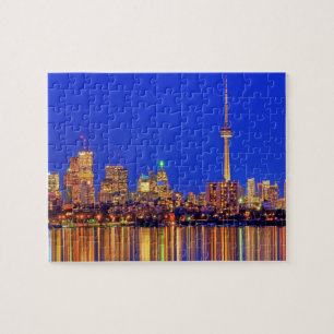 Puzzle El centro de Toronto por la noche