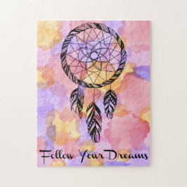 Puzzle El chapoteo de la pintura sigue sus sueños 11x14