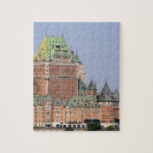 Puzzle El Chateau Frontenac en Quebec City, Canadá.
