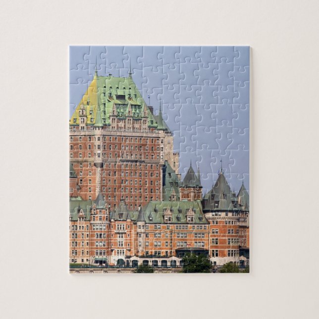 Puzzle El Chateau Frontenac en Quebec City, Canadá. (Vertical)