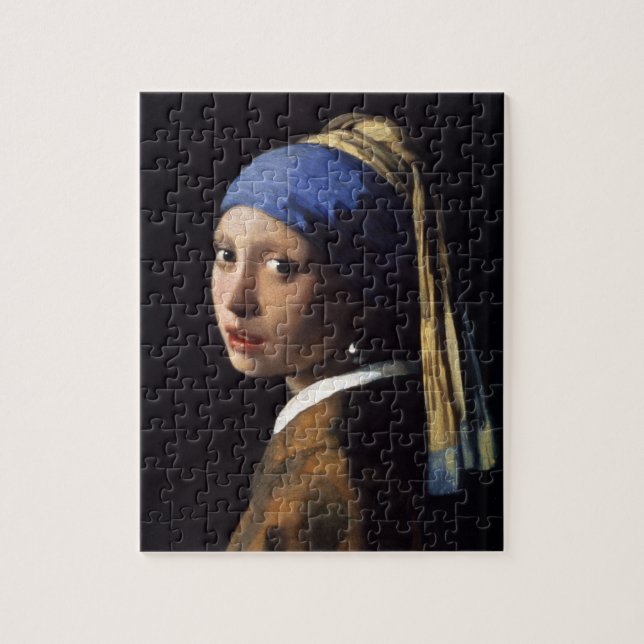 Puzzle El Chica de Johannes Vermeer con una Perla (Vertical)