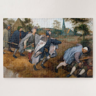 Puzzle El ciego que lleva a los ciegos, Pieter Bruegel
