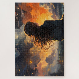 Puzzle El cielo estrellado en llamas