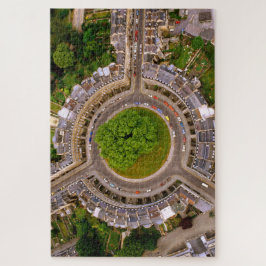 Puzzle El circo, desde el aire, Bath. Inglaterra.
